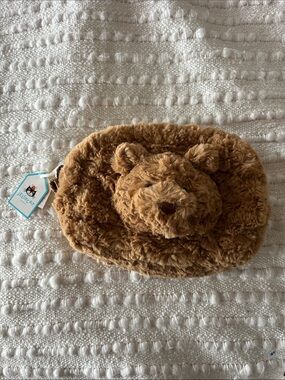 Jellycat Brown Bear Plush Pouch - Bartholomew Bear